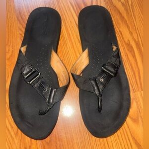 Coach Jada Black and Brown Sandals